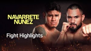Aplicativo para assistir à luta Navarrete vs Núñez